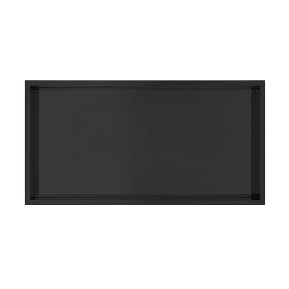 Swiss Madison SM-SWN00MB Voltaire 12" X 24" X 4" Stainless Steel Shower Niche - Black