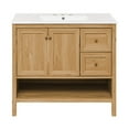 thumbnail image 1 of Swiss Madison SM-BV241-3 Chateau 36" Free Standing Single Basin Vanity Set - Golden Oak /, 1 of 6