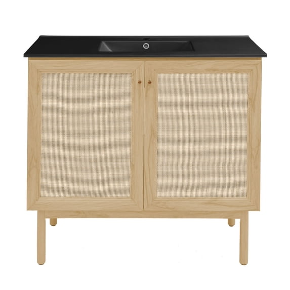Swiss Madison SM-BV663NOMB Classe 36" Free Standing Single Basin Vanity Set - Natural Oak