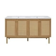 thumbnail image 1 of Swiss Madison SM-BV666D-3 Classe 60" Free Standing Double Basin Vanity Set - Golden Oak /, 1 of 6