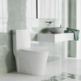 thumbnail image 1 of Swiss Madison St. Tropez White Ceramic Elongated 12in, 1.28 GPF Toilet, 1 of 14