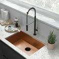 thumbnail image 1 of Tourner 27 x 19 Stainless Steel, Single Basin, Undermount Kitchen Sink in Rose Gold, 1 of 10