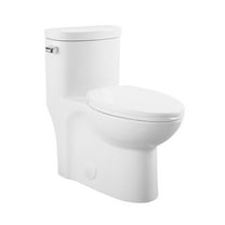 Swiss Madison Sublime White Ceramic Elongated 12in, 1.28 GPF Toilet