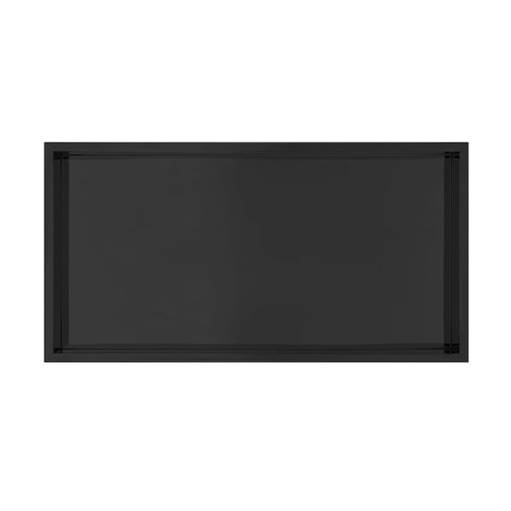 Swiss Madison Sm-Swn00 Voltaire 12" X 24" X 4" Stainless Steel Shower Niche - Black