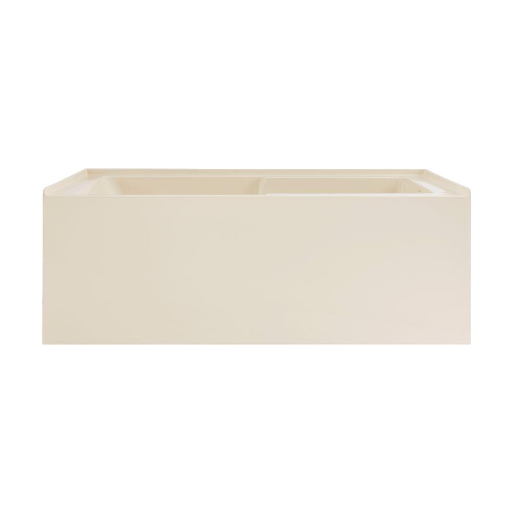 Voltaire 60" Bisque Acrylic Alcove Bathtub with Apron