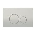 thumbnail image 1 of Swiss Madison  Wall Mount Toilet Actuator Flush Push button Plate Matte Chrome, 1 of 7