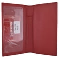 thumbnail image 1 of Swiss Marshall Brand New Premium Leather Slim Checkbook Cover Holder, 1 of 43