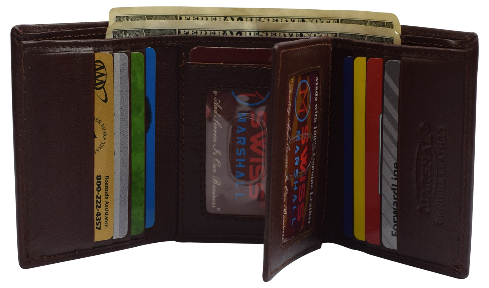 Hot sale Short designer Men's leather wallets Multifunctional male  removable card holder purse for man Black Coffee