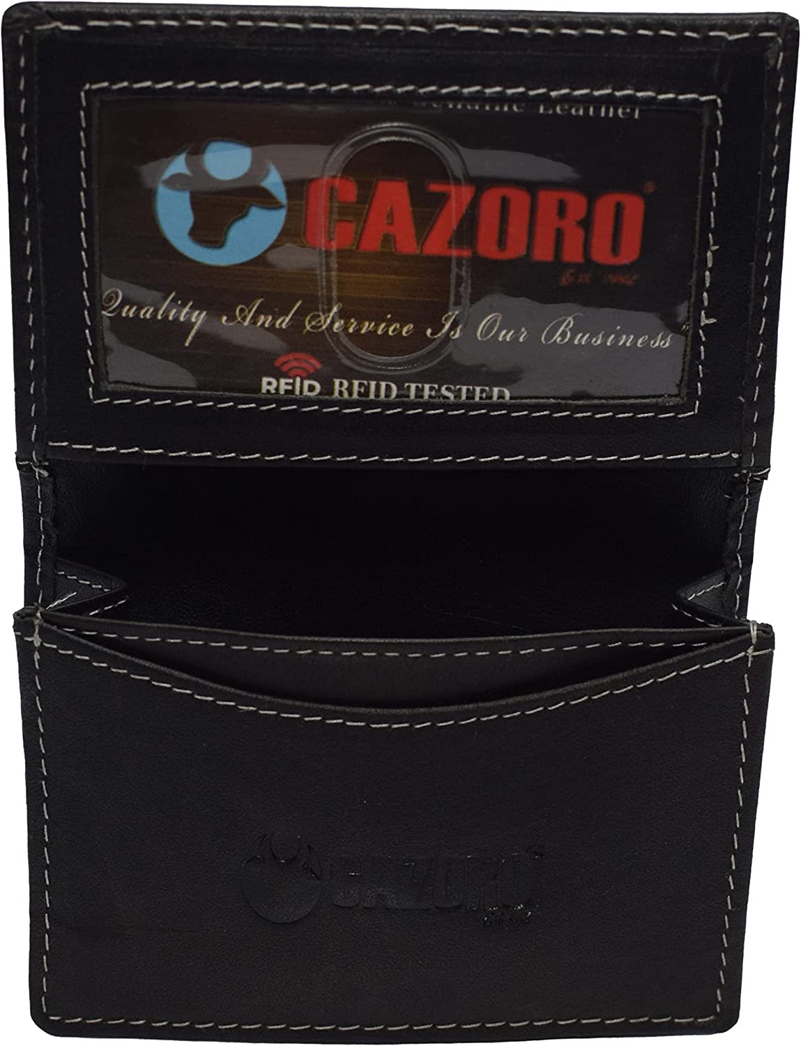 Swiss Marshall Men's RFID Blocking Premium Leather Expandable Small