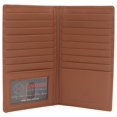 thumbnail image 1 of Swiss Marshall RFID Blocking Bifold Genuine Leather Credit Card ID Holder Long Wallet CN Tan, 1 of 6