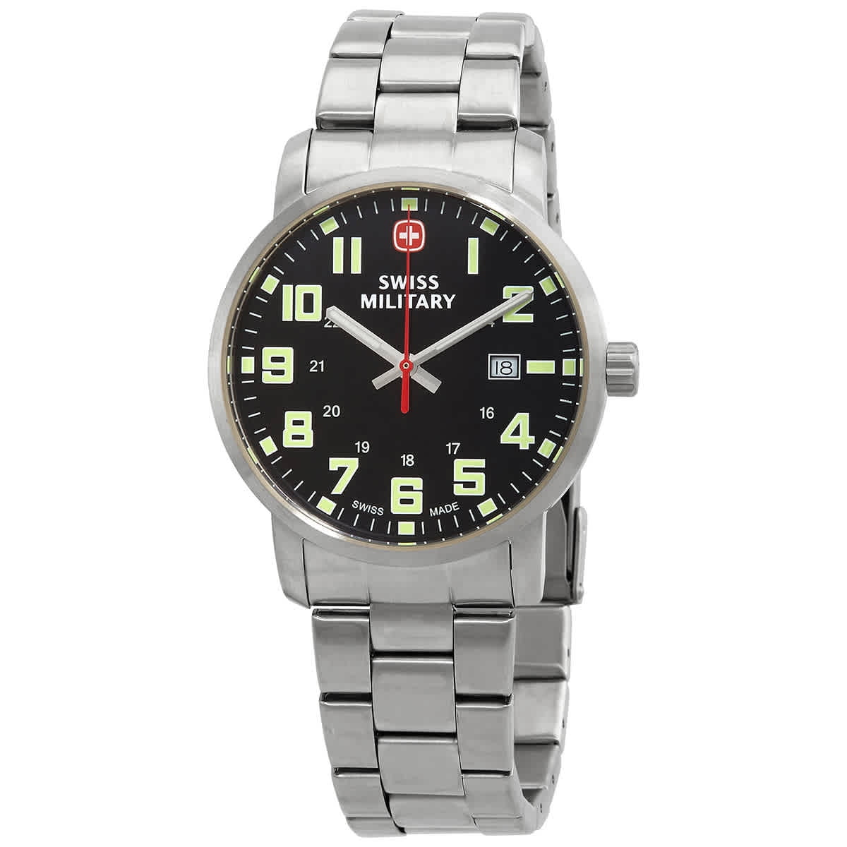 Cinturino per orologio Swiss Military Hanowa 6-4212 Gomma 24mm