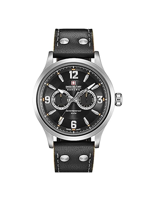 S-Steel Black Dial Quartz Mens Watch 06-4307.04.007
