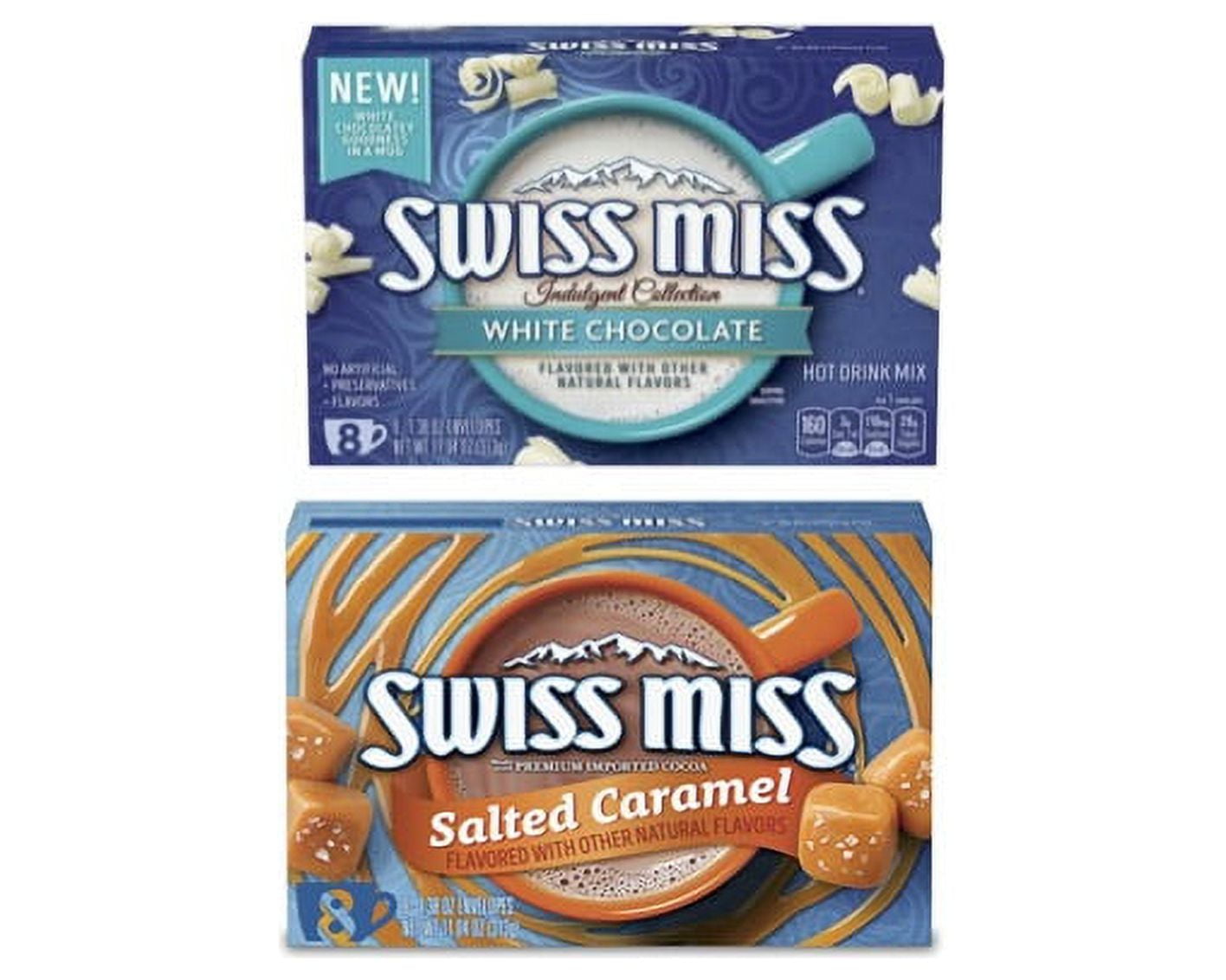 Swiss Miss Bundle Salted Caramel flavored Hot Cocoa Mix, 8 - 1.38oz ...