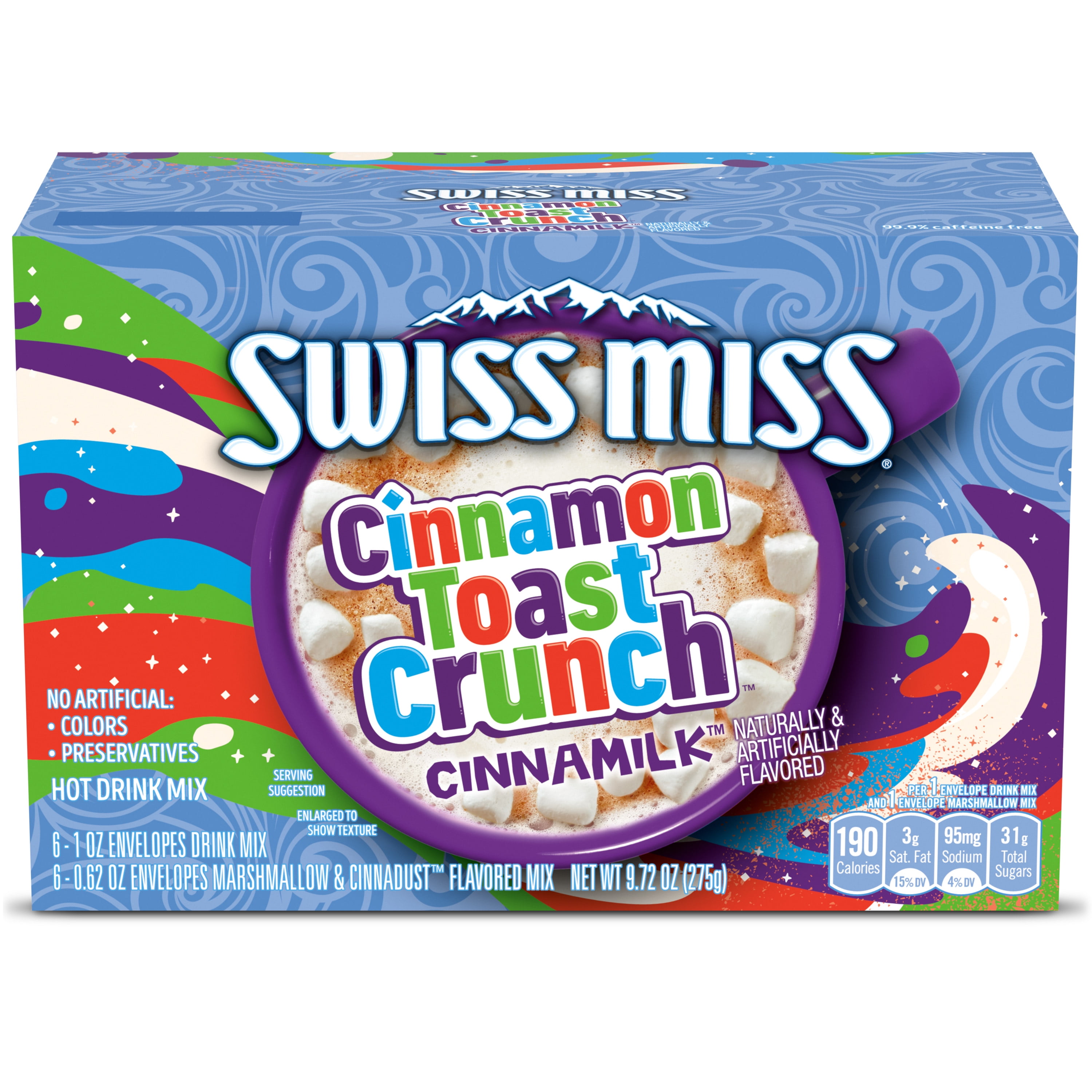 Swiss Miss Cinnamon Toast Crunch Cinnamilk Flavored Hot Cocoa Mix 6
