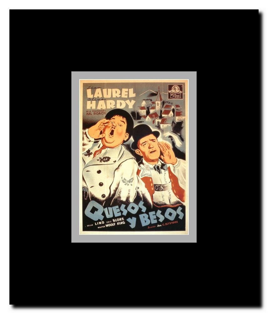 Swiss Miss Framed Movie Poster