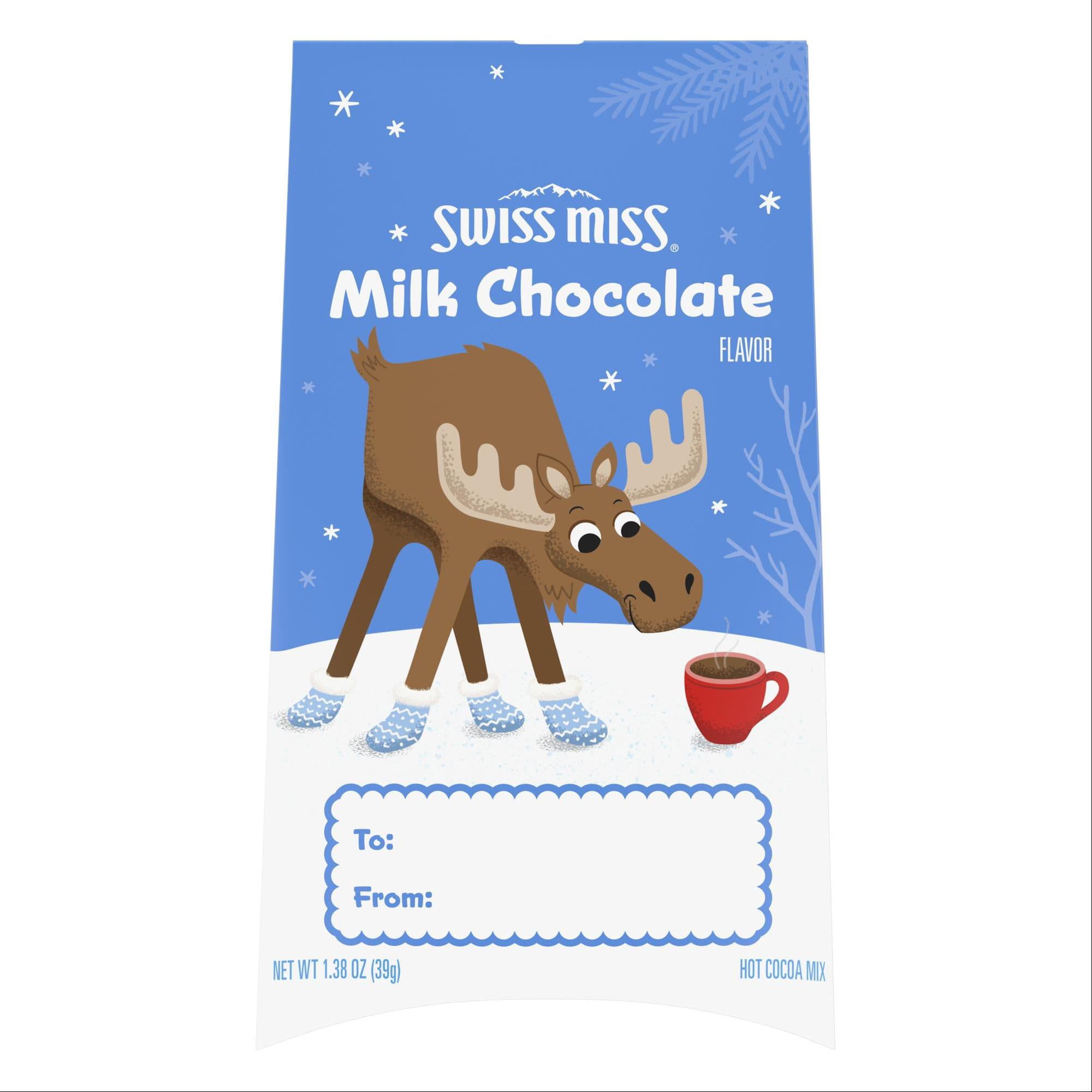 Swiss Miss Hot Cocoa Mix Gift Ornament Milk Chocolate Flavor, 1.38