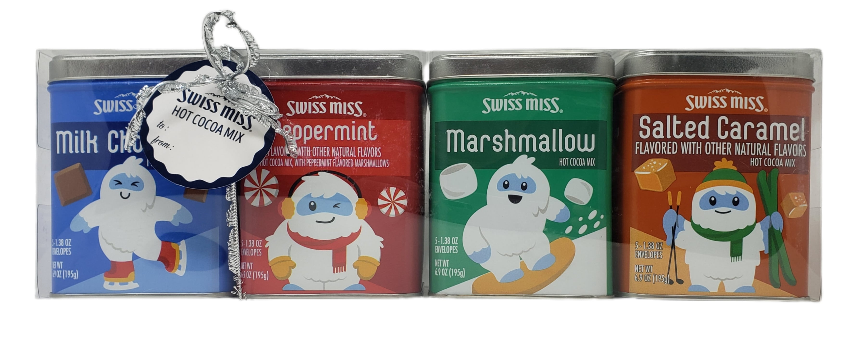 Swiss Miss Hot Cocoa Mix Holiday Gift Pack, 4 Flavors, 20 Count