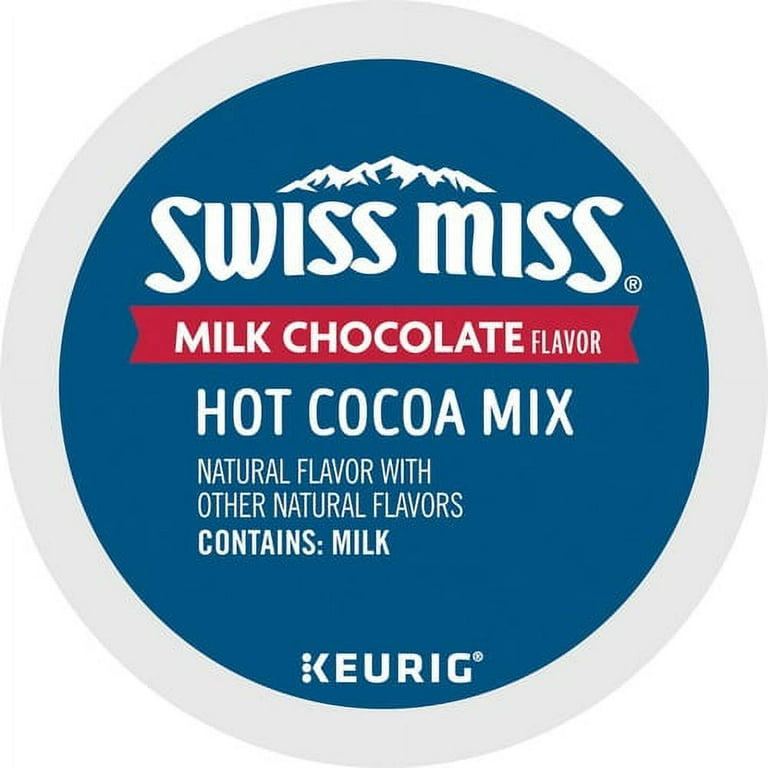 Swiss Miss K-Cup Milk Chocolate Hot Cocoa - Powder - 4 / Carton Swiss Miss K-Cup Milk Chocolate Hot Cocoa - Powder - 4 / Carton