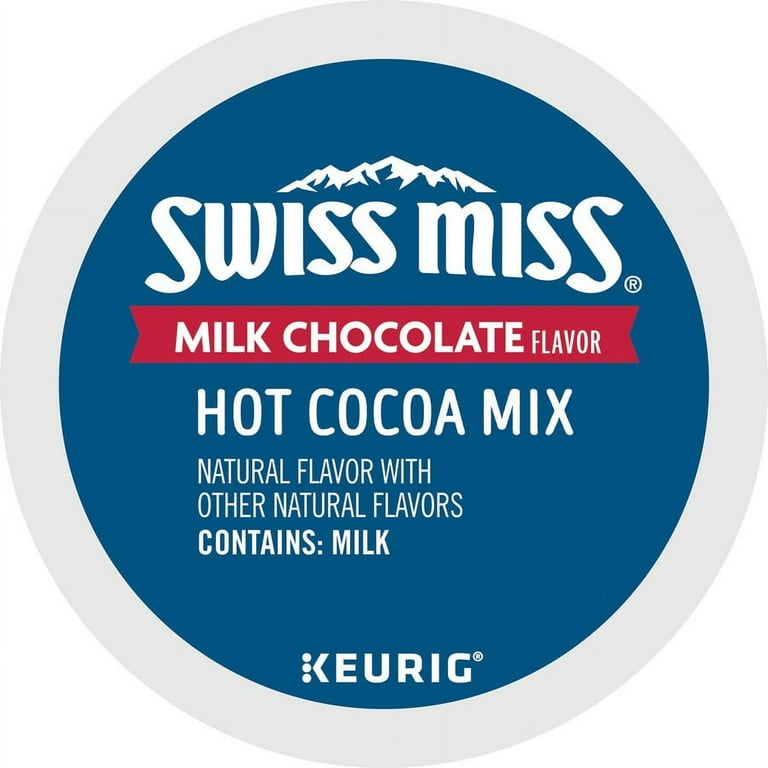 Swiss Miss K-Cup Milk Chocolate Hot Cocoa - Powder - 4 / Carton Swiss Miss K-Cup Milk Chocolate Hot Cocoa - Powder - 4 / Carton