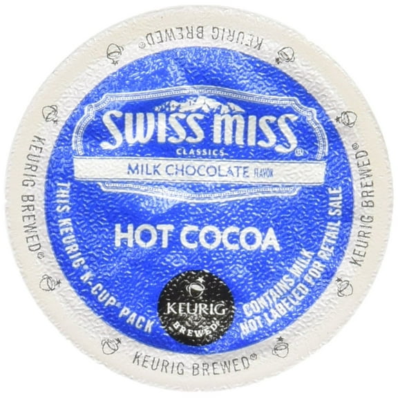 Swiss Miss Milk Chocolate Hot Cocoa K-Cup Pods - Creamy, Keurig Compatible - 32 Count