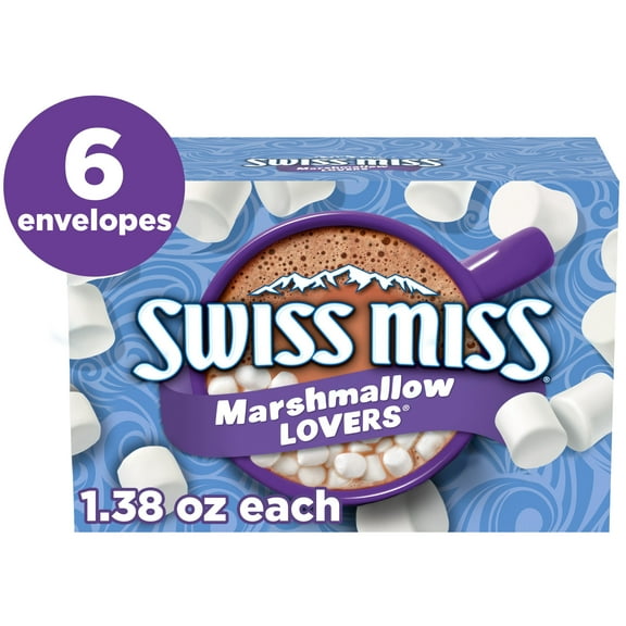 Swiss Miss Marshmallow Lovers Hot Cocoa Mix, 1.38 oz., 6-Count Envelopes