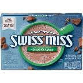 Swiss Miss Milk Chocolate Flavor No Sugar Added Hot Cocoa Mix (Pack of 16)