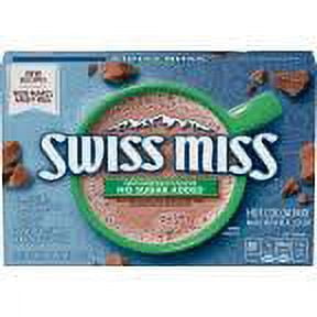 Swiss Miss Milk Chocolate Flavor No Sugar Added Hot Cocoa Mix (Pack of 3)