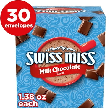 Swiss Miss Milk Chocolate Flavored Hot Cocoa Mix, 1.38 oz., 30-Count Envelopes