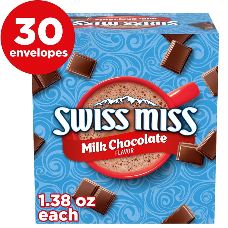 Swiss Miss, Hot Cocoa Mix, 1.38 oz., 30-Count Envelopes - Walmart.com