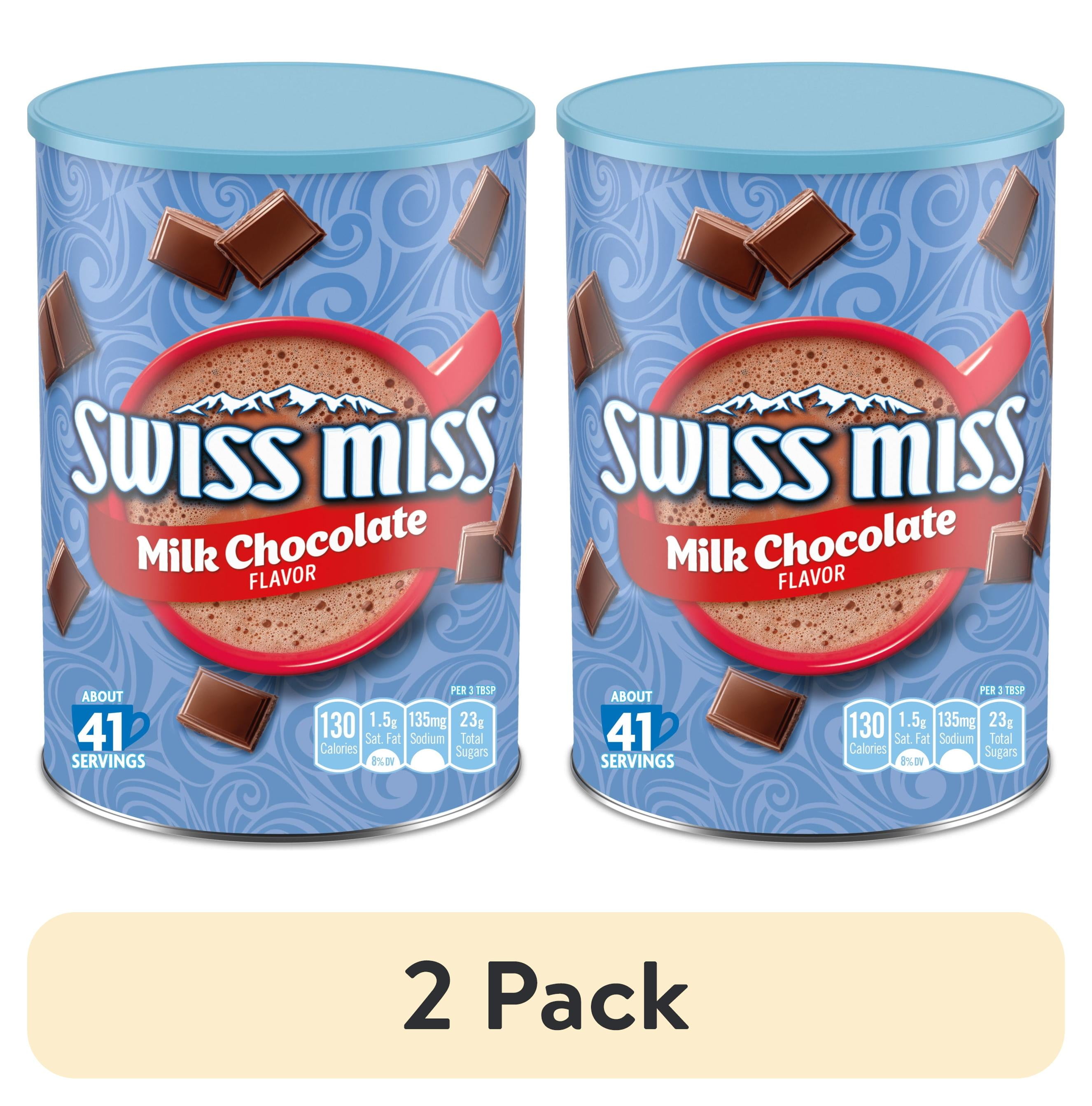 2 pack) Swiss Miss Milk Chocolate Flavored Hot Cocoa Mix 2 pack) Swiss Miss Milk Chocolate Flavored Hot Cocoa Mix