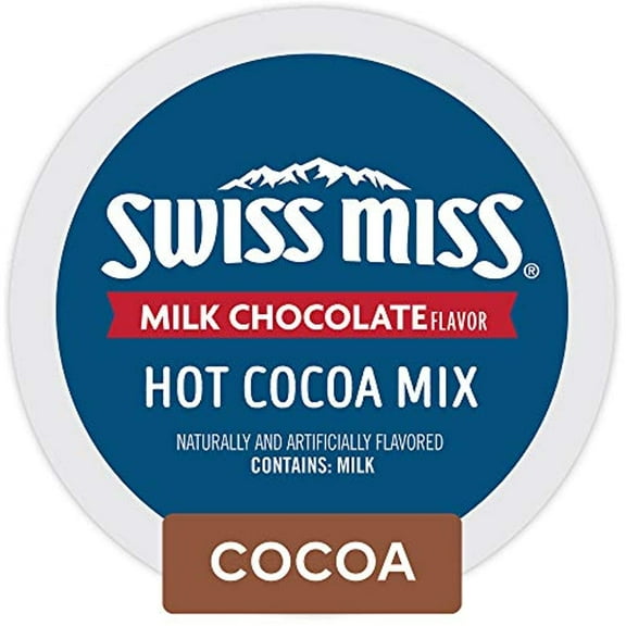 Swiss Miss Milk Chocolate Hot Cocoa, Keurig Single-Serve Hot Chocolate K-Cup Pods, 96 Count