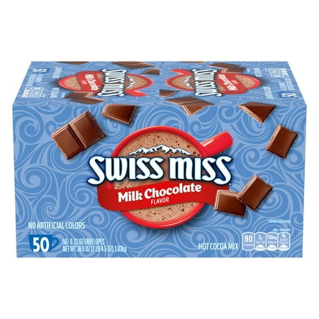 Swiss Miss Milk Chocolate Hot Cocoa Mix 0.73 packets 50 count