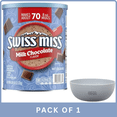 thumbnail image 1 of Swiss Miss Milk Chocolate Hot Cocoa Mix (76.5 oz)- With Olive White Bowl By OMA, 1 of 8