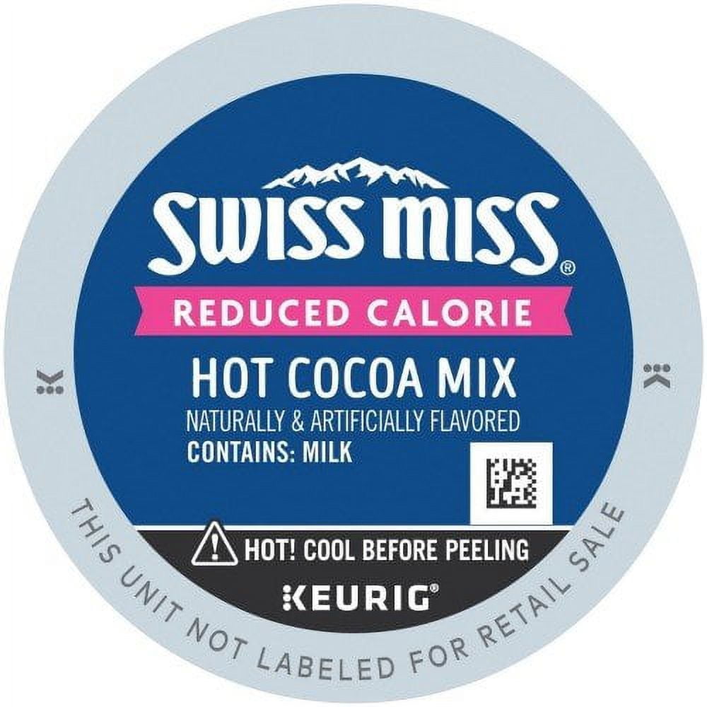 Swiss Miss Milk Chocolate Reduced Calorie Hot Cocoa KCups, 22/Box