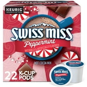 Swiss Miss, Peppermint Hot Cocoa K-Cup Coffee Pods, 22 Count