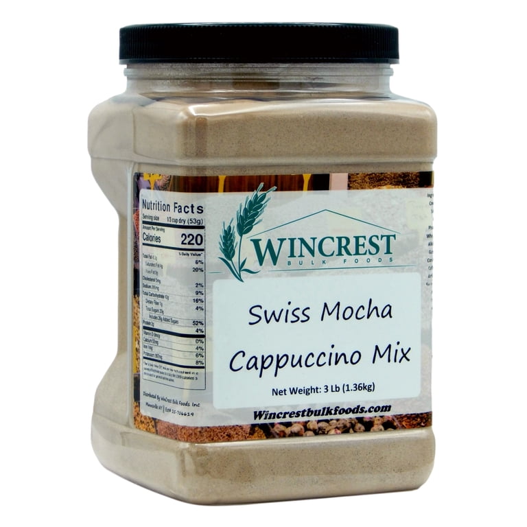 Swiss Mocha Cappuccino Mix - 3 Lb Tub - Walmart.com