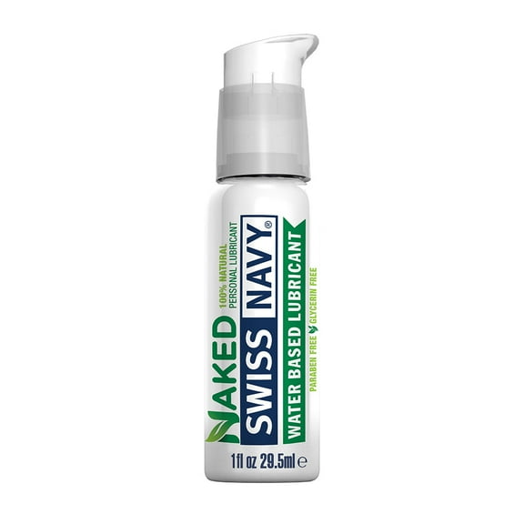 Swiss Navy Naked Water-Based Personal Lubricant, 1 oz