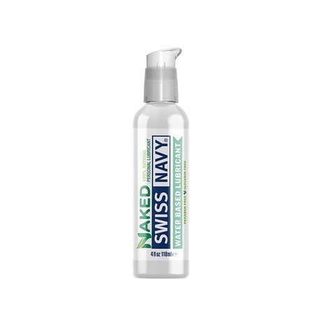 Swiss Navy Naked Water-Based Personal Lubricant, 4 oz