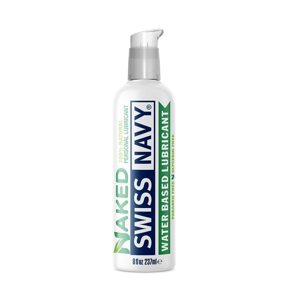 Swiss Navy Naked Water-Based Personal Lubricant, 8 oz