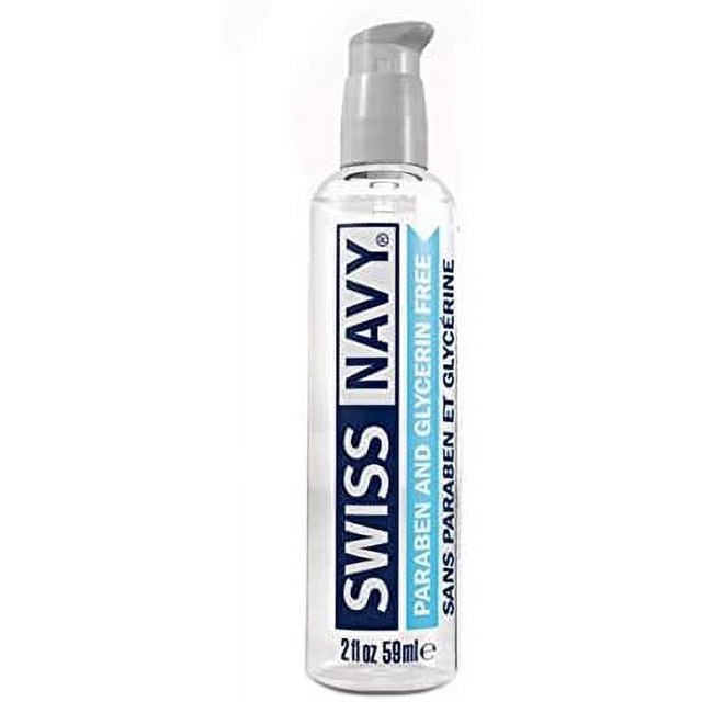 Swiss Navy Paraben & Glycerin Free WaterBased Personal Lubricant & Sex Gel for Couples, 4 oz