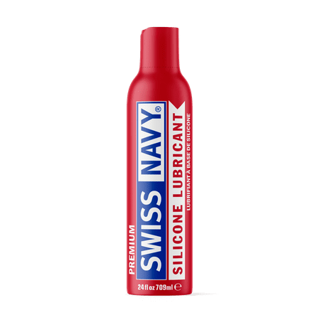 Swiss Navy Premium Silicone Based Lubricant, 24 oz.