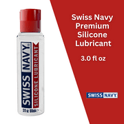 Swiss Navy Premium Silicone Based Personal Lubricant, 3 oz.