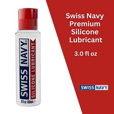 Swiss Navy Premium Silicone Based Personal Lubricant, 3 oz.