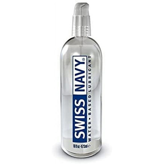 Swiss Navy Premium Water-Based Personal Lubricant & Sex Gel for Couples, 16 oz