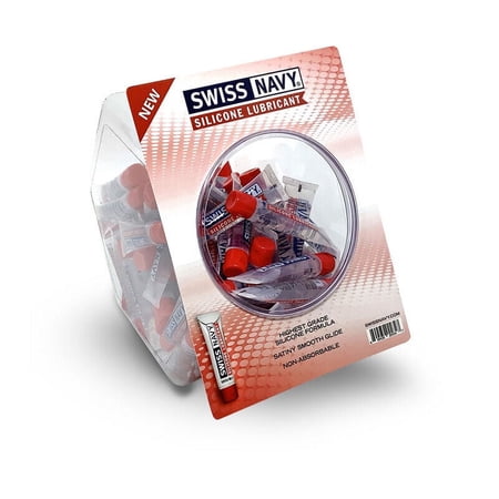 Swiss Navy Silicone Based Lubricant 10ml - 100ct Fishbowl