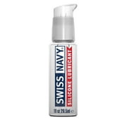 Swiss Navy Premium Silicone Based Lubricant - 1 oz - Personal Lube for Men, Women & Couples - Condom, Latex Safe - Hypoallergenic - Unscented