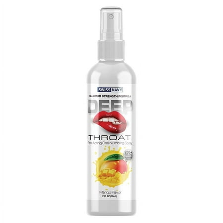 Swiss Navy Throat Numbing Spray, Mango, 2 oz