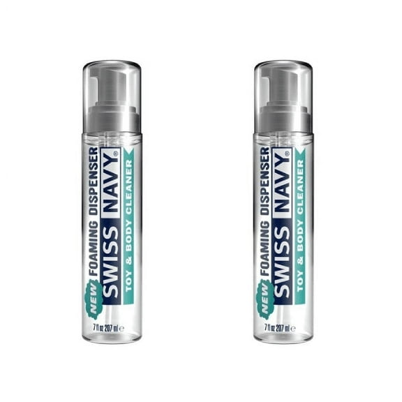 Swiss Navy Toy & Body Foam Cleaner 7oz - 2 Pack