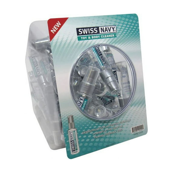 Swiss Navy Toy and Body Cleaner 1 oz. 50-Piece Fishbowl
