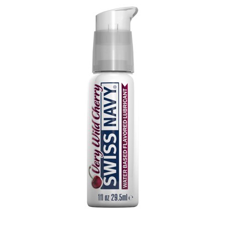 Swiss Navy Very Wild Cherry Water-Based Flavored Lubricant 1 oz.